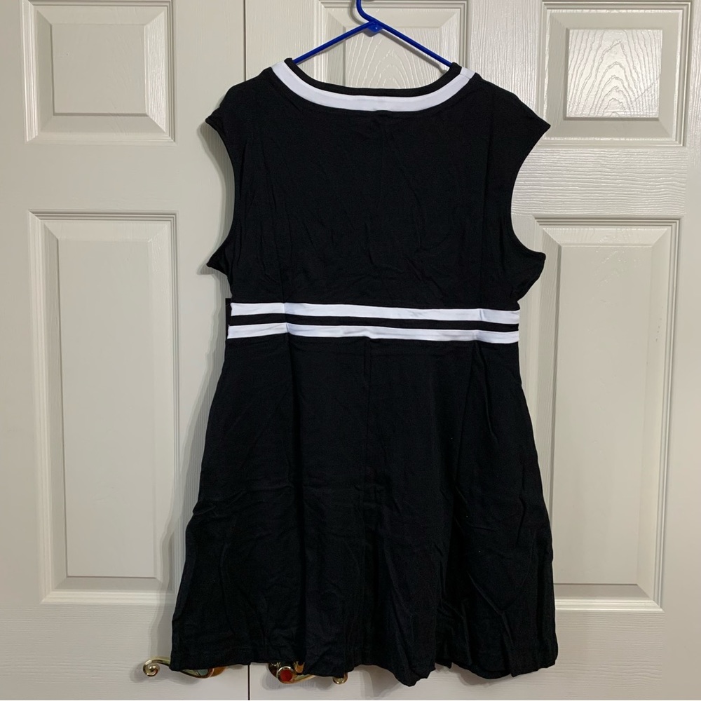 🎊  New York & Company Colorblock Accent Wrap Dress - City Knits - Picture 6 of 6
